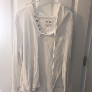 PD&C lightweight hoodie with breastpocket